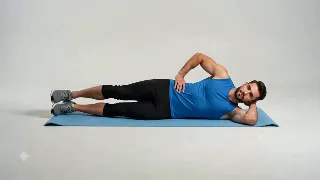 Side-Lying Leg Lift Right